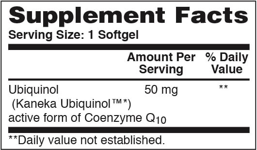 Ubiquinol 50mg CoQ-10 (Kaneka™) 90 Softgels (Non-GMO) by Health Thru Nutrition