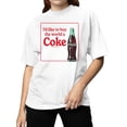 thumbnail image 2 of Officially Licensed Coca Cola I'd Like to Buy the World a Coke Women's T-shirt, 2 of 3