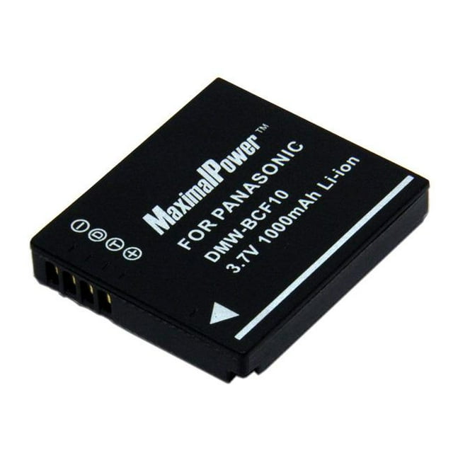 MaximalPower 468 Replacement Battery For Panasonic DMW-BCF10 Camera Batteries- 3.6v 1000mAh