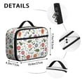 thumbnail image 6 of Daisy Pioneer Flower and Hearts Insulated Lunch Bag Teens,Bento School Lunch Bag for Teens for Work,Picnic or Travel 10.6x7.7x4.3 Inches,12 Can Capacity, 6 of 6