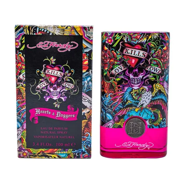 Ed Hardy Hearts & Daggers by Christian Audigier 3.4 oz EDP Perfume for Women NIB