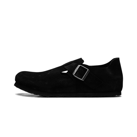 BIRKENSTOCK MENS London Suede Leather "Black" 1028103 1028103 from Stadium Goods