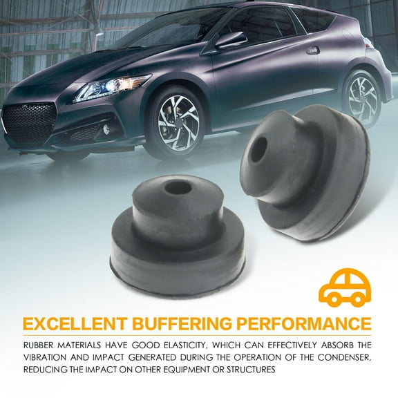 Condenser Cushion Rubber 2 Pcs for Honda Accord CRV Fit Civic City Crosstour