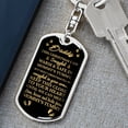 thumbnail image 2 of Daddy To Be, This Christmas I am Snuggled In Mommy's Tummy Luxury Keychain w. Engraving, 2 of 10