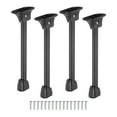 thumbnail image 4 of simhoa 4Pcs Folding Table Legs Black Carbon Steel Multipurpose Bed Laptop Desk Feet 35cm, 4 of 8