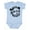 AE-Light Blue, variant on Inktastic Next Stop Myrtle Beach, South Carolina Boys or Girls Baby Bodysuit