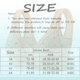 thumbnail image 3 of DXOUPM Bras for Women Plus Size Front Closure Sports Bra No Underwire Full Support Front Button Push Up Bra e-Light Yellow 40, 3 of 5