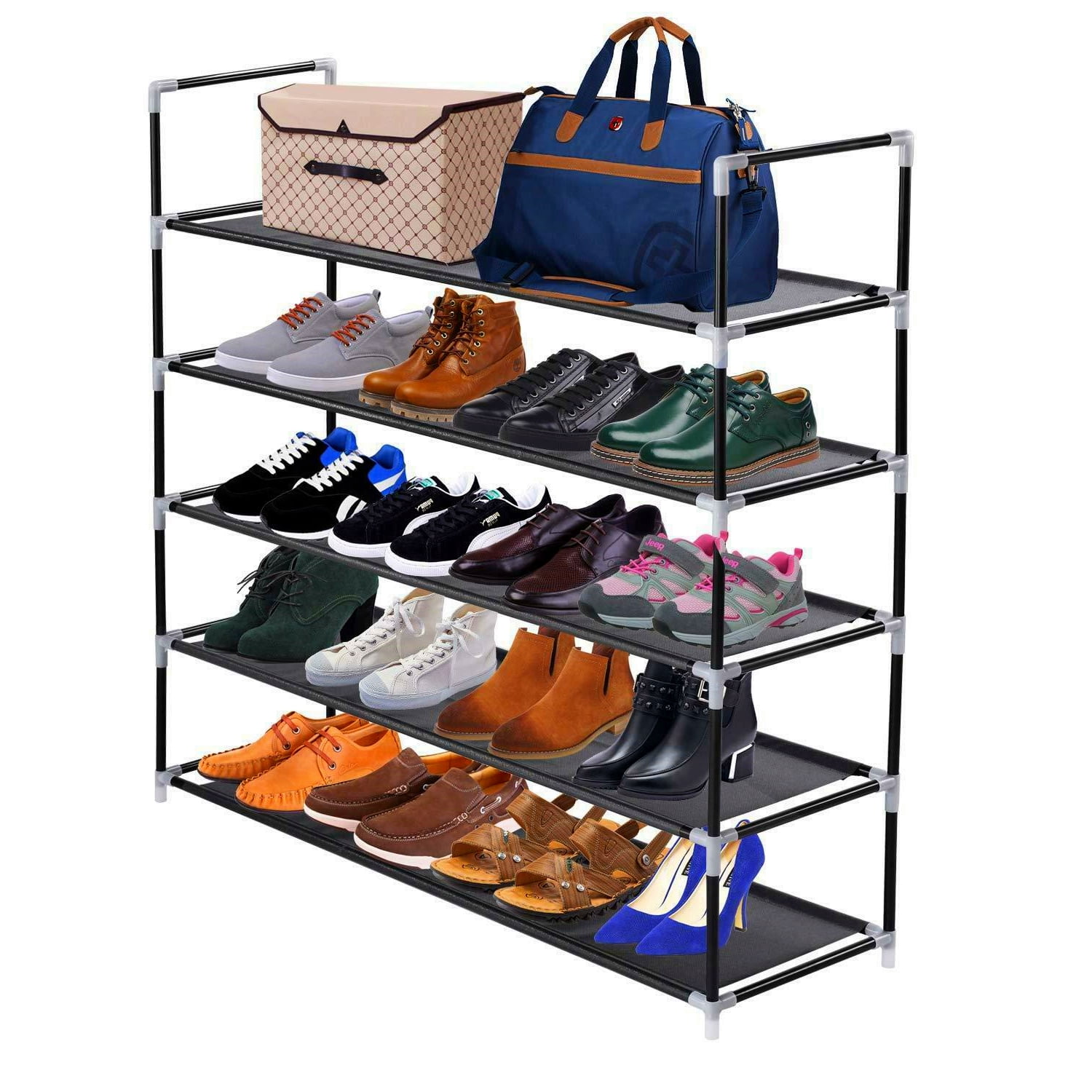 3/5/10 Tier Heavy Duty Storage Holder Cabinet Shelves Home Saving Shoe Rack 