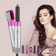 thumbnail image 1 of Hair Dryer Comb Hot Air Styler Comb - ALCOMTRUE - 5 In 1 Multifunctional - Women - Purple - Black, 1 of 4