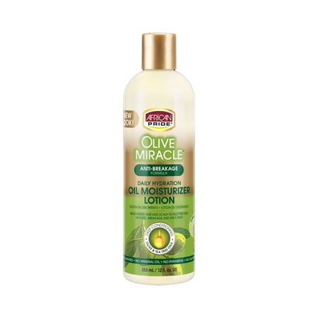 African Pride Olive Miracle Moisturizer Lotion 12 Oz