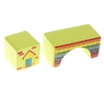 thumbnail image 4 of 46pcs Geometry Wooden Cognitive Blocks Stacking Kids Game Toy - City, 4 of 5