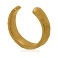 thumbnail image 2 of Gold Ring - Hammered Cuff **Matte Finish** - 8.2 Grams, 24K Pure - Large, 2 of 3