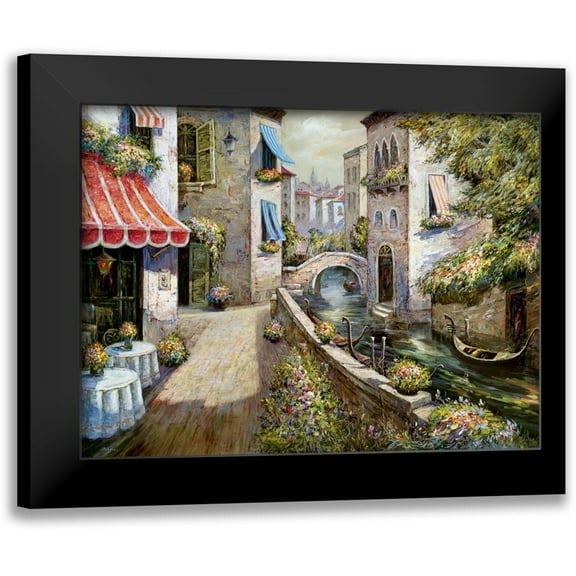 Mancini, Gianni 14x12 Black Modern Framed Museum Art Print Titled - Venezia Petite II