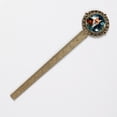 thumbnail image 2 of Fox Book Lovers' Lace Bookmark in Antique Bronze - a Book Mark Accessory for Readers, 2 of 5