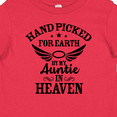 thumbnail image 4 of Inktastic Handpicked for Earth By My Auntie in Heaven with Angel Wings Boys or Girls Baby T-Shirt, 4 of 5