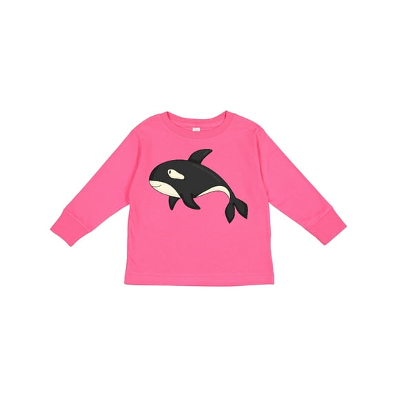 Inktastic Killer Whale Boys or Girls Long Sleeve Toddler T-Shirt