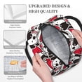 thumbnail image 3 of Honeii Cute Dog Print Insulated Lunch Bag Women Reusable Lunch Box with Pocket for Work Picnic Travel -One Size, 3 of 6