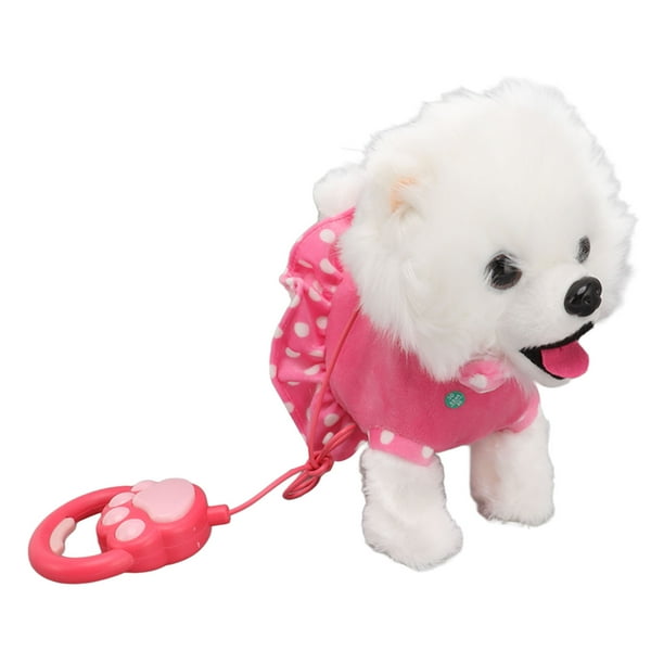 Perro de Peluche Electrónico Juguete Interactivo para Caminar con Canto de Cachorro con Correa de Control Remoto para Niños Cachorro de Peluche para Niños Pequeños Juguetes ANGGREK Otros