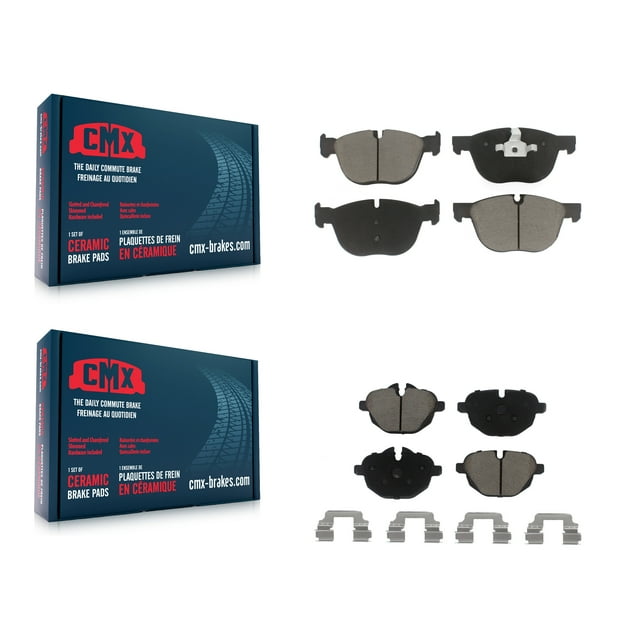 CMX Front Rear Ceramic Brake Pads Kit for Car 2016-2018 BMW X4 M40i KCX-100395