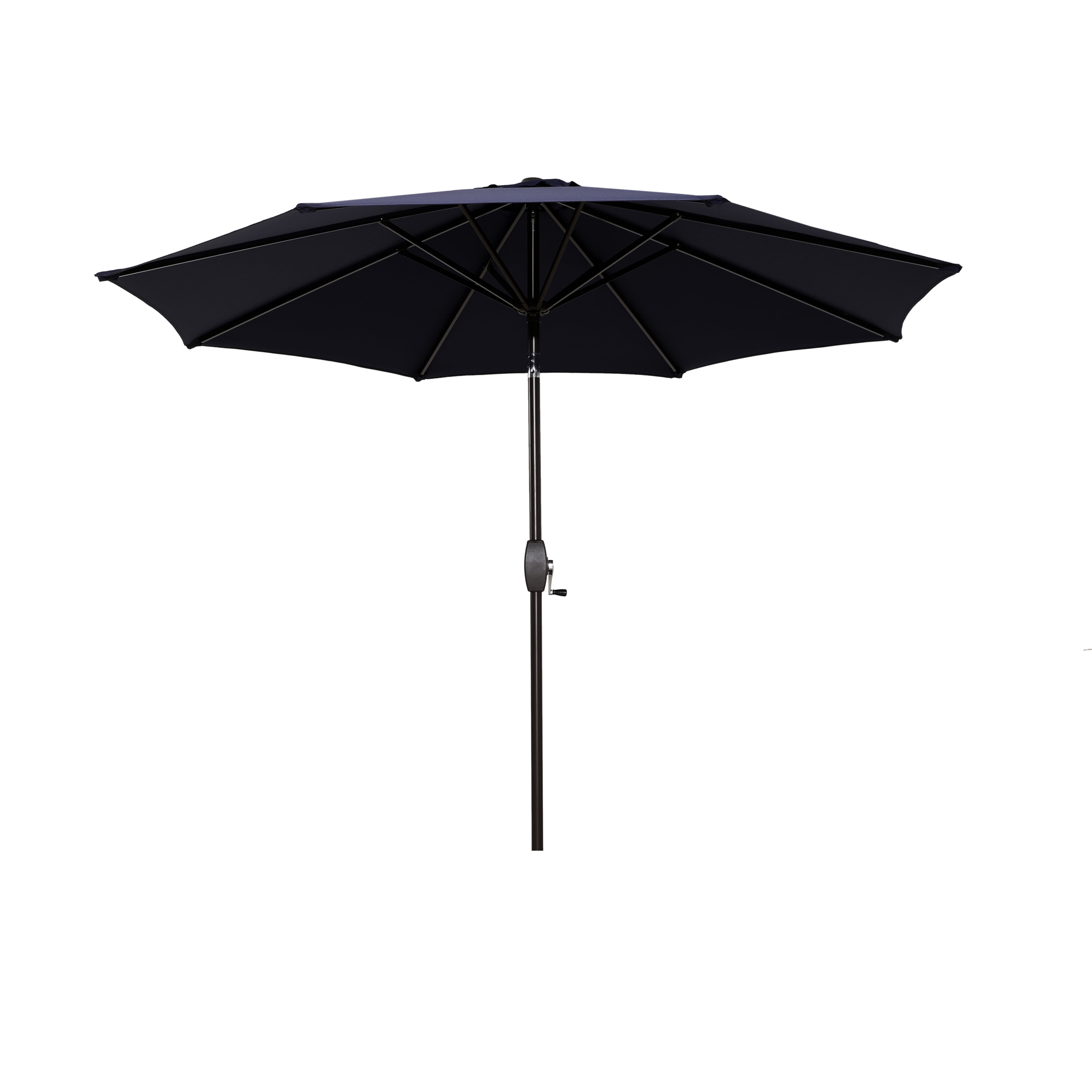 Triple Tree 9FT Patio Umbrella Outdoor Market Table Umbrella with Push