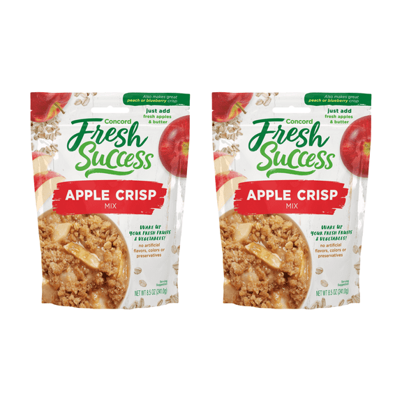 Fresh Success Apple Crisp Mix, 8.5 oz (Pack of 2)