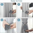 thumbnail image 5 of 2 Pack Curtain Tiebacks, Bohemian Curtain Rope, Handmade Decorative Clips, Buckle for Office, 5 of 5