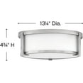 thumbnail image 2 of Hinkley Canada 3241AN Lowell 2-Light LED Flush Mount Ceiling Light, 2 of 2