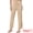 Khaki, variant on DARING DIVA Women's Casual High Waist Cotton Long Pants Small White