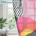 thumbnail image 4 of Yayeee Window Curtains Light Filtering 63"x52" Grommet Panel Pair Home Living Room Decor, Stripes Pattern, 4 of 7