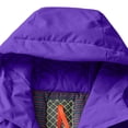 thumbnail image 6 of Sahpxhe Men's Hooded Softshell Jacket Waterproof Windbreaker Zip Up Warm Puffer Jackets Winter Travel Hiking Outerwear Purple S, 6 of 10