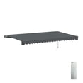 thumbnail image 5 of ALEKO 20' x 10' Grey Retractable Motorized Patio Awning Sunshade, 5 of 7