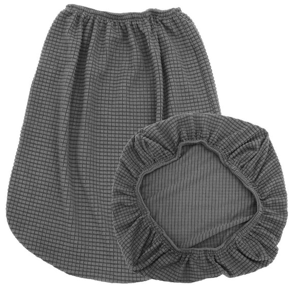 Soimiss Grey Polyester Stretchable Computer Chair Cover for Protection Easy to Clean Suitable for Home Party and Banquet