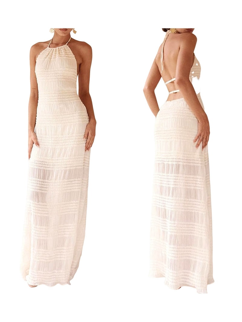 sachin and babi light blue dress White Halter Dresses For Women: Maxi, Mini, Midi