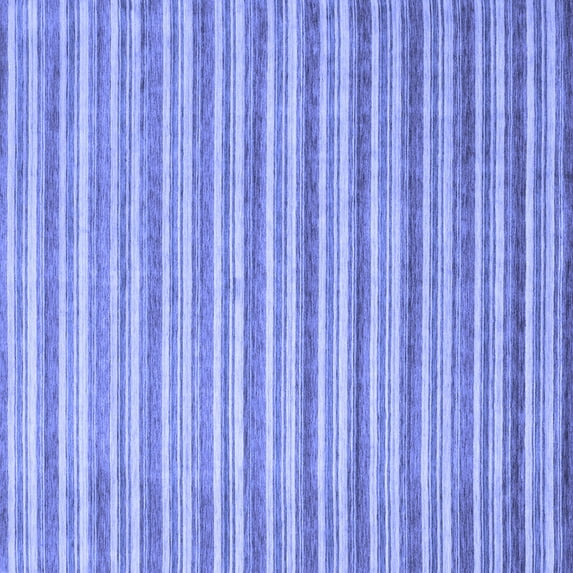 Ahgly Company Machine Washable Indoor Square Abstract Blue Contemporary Area Rugs, 4' Square