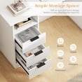 thumbnail image 6 of Giantex PC Desk Computer Workstation w/Drawers & Charge Station, Study Writing Desk, 6 of 6
