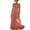 Watermelon Red Dress, variant on Women's Halter Neck Sleeveless Maxi Dress V Neck Casual Loose A Line Flowy Long Dress Lightweight Summer Sundress Boho Beach Dress Watermelon Red