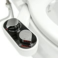 thumbnail image 1 of Clear Rear Bidet Attachment for Toilet - Toilet Bidet with 2 Retractable Nozzles for Front & Back Cleansing - Non Electric, Fresh Water Bidet Toilet Seat Attachment - Easy Install Bidet Sprayer, 1 of 6