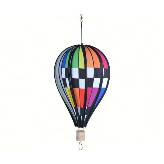 Checkered Rainbow 18 inch Hot Air