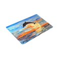 thumbnail image 3 of MKHERT Animal Dolphin with Ocean Sunset Painting Doormat Rug Home Decor Floor Mat Bath Mat 30x18 inch, 3 of 3
