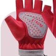 thumbnail image 4 of NAISIBABY Boys Girls Winter Gloves, Open-Finger Thermal Waterpoof Outdoor Snow Cycling Mittens Red 8T, 4 of 5