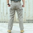 thumbnail image 6 of SRZYMJ Men's Stretch Tactical Pants Water Resistant Ripstop Cargo Pants Outdoor Lightweight Work Hiking Pants, 6 of 9