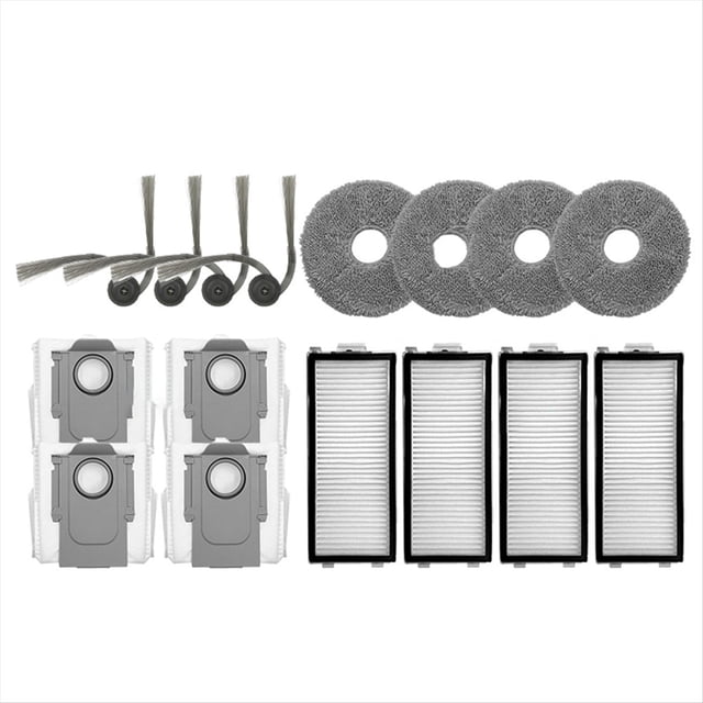 Repuestos para Aspiradora Robot para Salos Z70/G30: Consumibles, Cepillo Lateral, Filtro, Bolsa para Polvo, Paño de Fregona.