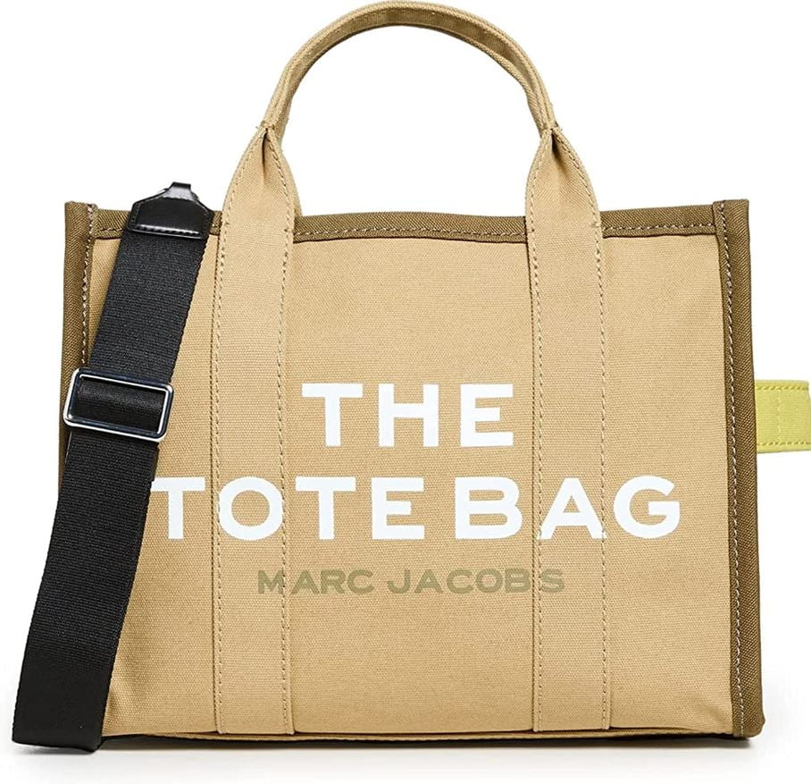 Marc Jacobs The Colorblocked Tote Bag Slate Green Multi H073M01RE21-373 ...