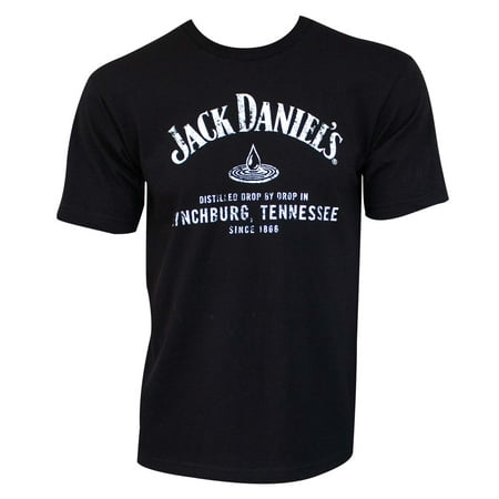 Jack Daniels Drop By Drop Black Tee Shirt (Best Type Of Jack Daniels)