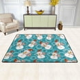 thumbnail image 2 of SKYSONIC Funny Snowman Non-Slip Area Rug, Winter Floor Carpet Comfort Floor Mats Decor for Indoor Front Porch Living Room Bedroom Kitchen, 36"x24", 2 of 7