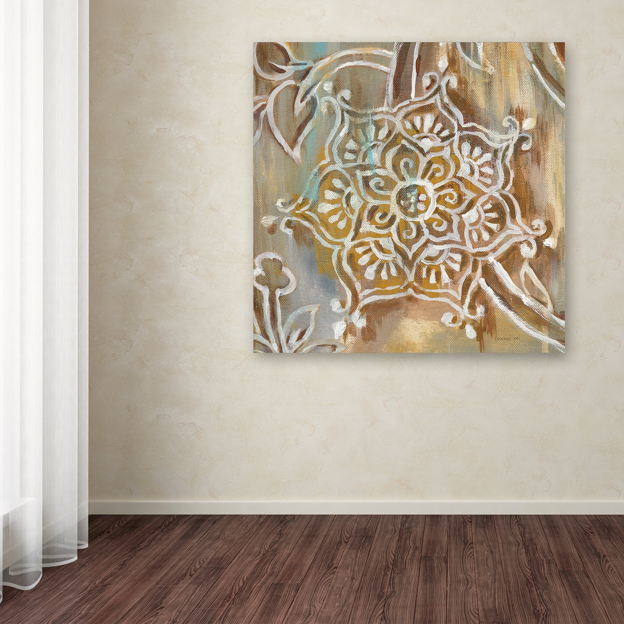 Trademark Fine Art "Henna III" Canvas Art by Danhui Nai
