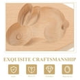 thumbnail image 2 of Rabbit Shaped Cookie Mold Wooden Easter Baking Mold Creative Chocolate Mold, 2 of 8