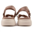 thumbnail image 3 of Women's Flat Suede Sandals By XTI_141242_Light/Pastel Pink, 3 of 4