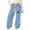 Pants 77# Light Blue, variant on WAYUTE Girls Baggy Sweatpants Lightweight Straight Leg Sports Athletic Pants with Pockets Loose Comfort Stretch Outdoor Sweat Pants