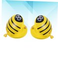 thumbnail image 3 of FUTUREORYY 1 Pair Wooden Castanet Early Education Learning Toys Black Round Music Development for Toddlers, 3 of 8